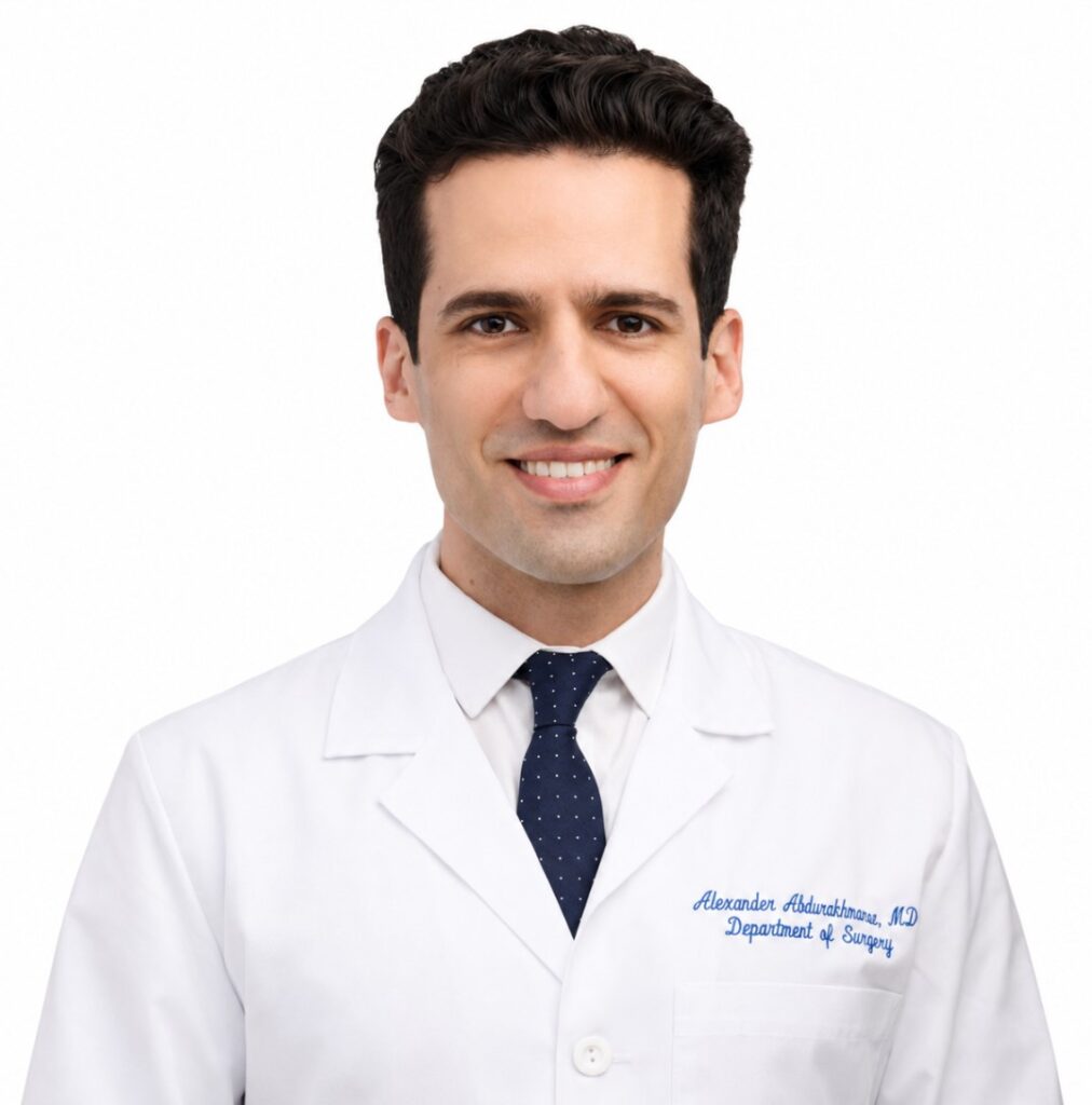 Dr. Alexander Abdurakhmanov, MD, general and bariatric surgeon at GoalBMI in Brooklyn, NY
